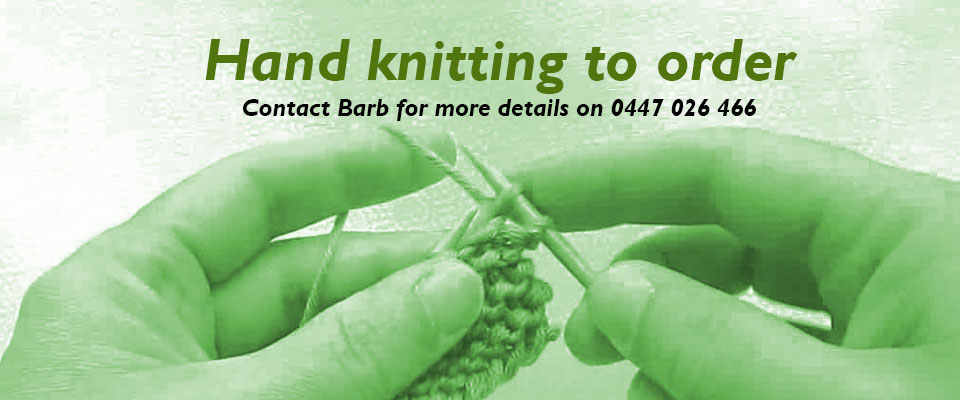 Hand Knitting to Order